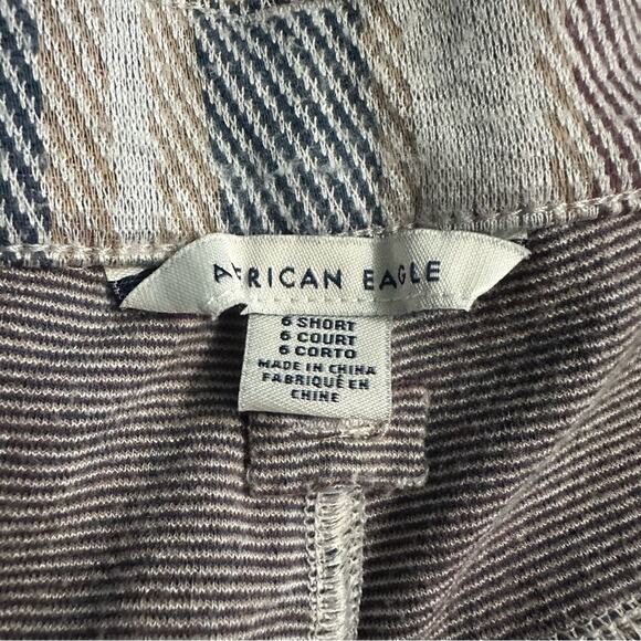American Eagle Women’s Straight Striped Leg Pants, Stretch Knit, 6 Short - Picture 10 of 14